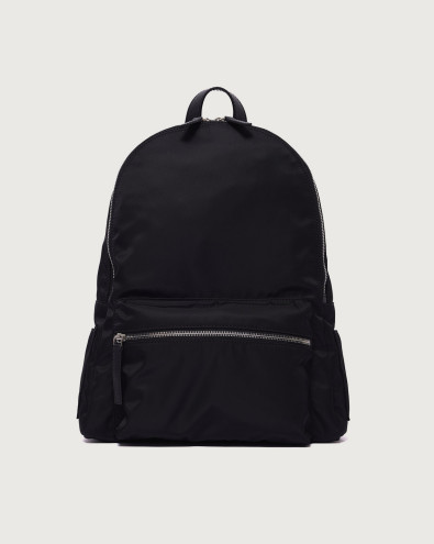 Laio Davis recycled nylon and leather backpack