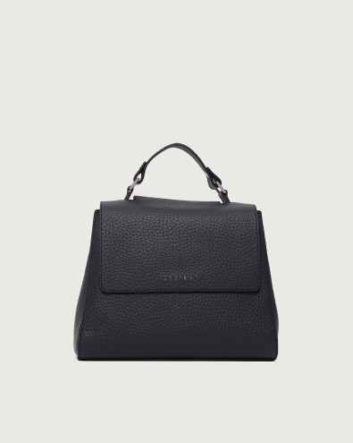 Sveva Soft Small leather handbag with shoulder strap