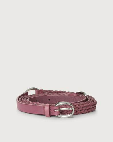 Masculine leather twin belt