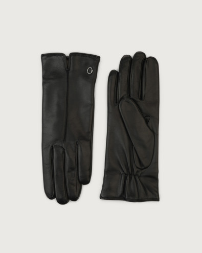 Nappa Flake leather gloves