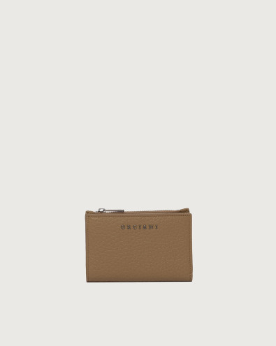Soft leather wallet with RFID protection