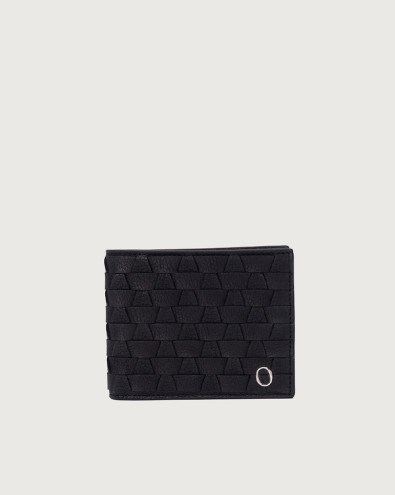 Chevrette Woven leather wallet