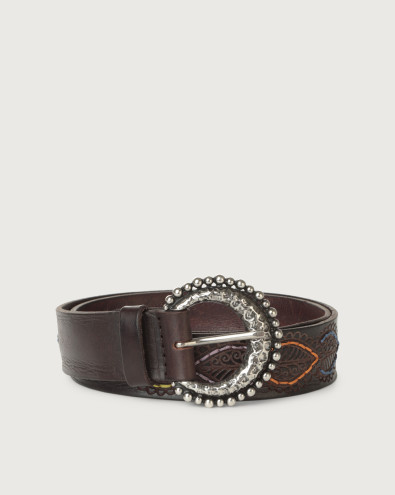 Bull Gaucho leather belt