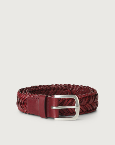 Coloring leather belt