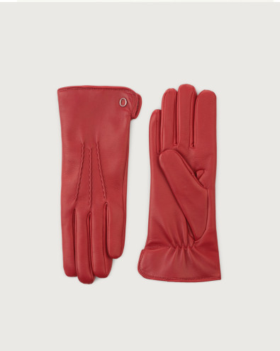 Nappa Flake leather gloves