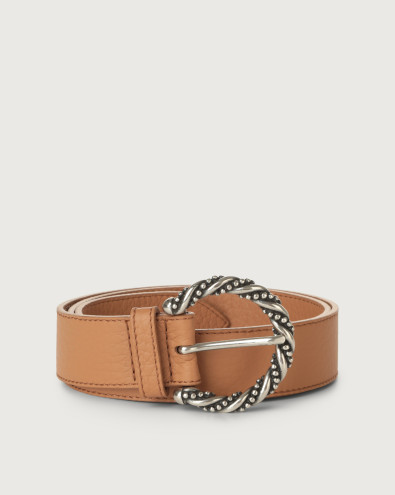 Soft leather belt 3,5 cm
