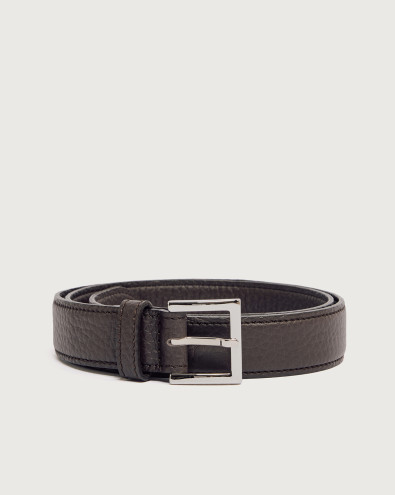 Soft leather classic belt 3 cm