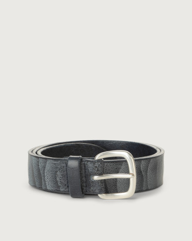 Stain Soapy leather belt