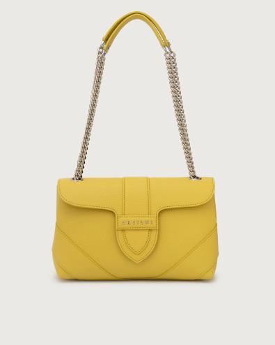 Alma Sense Midi dollar leather shoulder bag