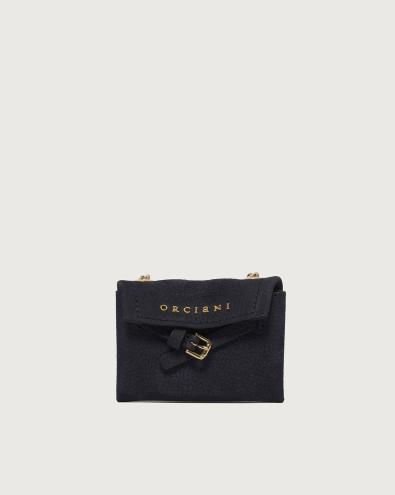 Mini Venus Nabucco nubuck leather bag charm
