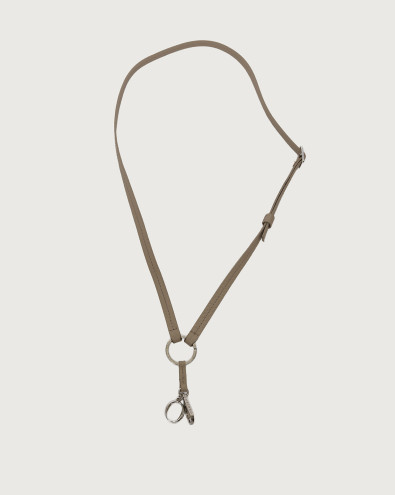 Soft leather neck keyfob