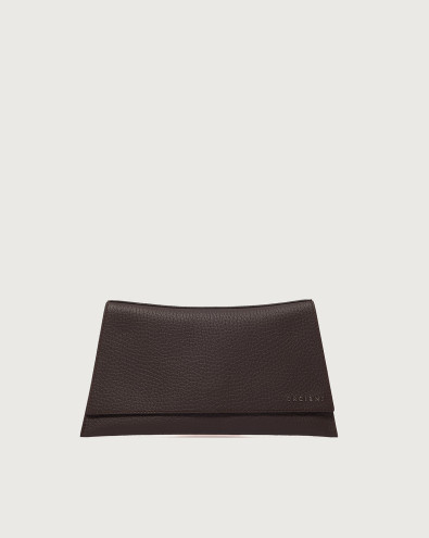 The Room Soft leather clutch bag