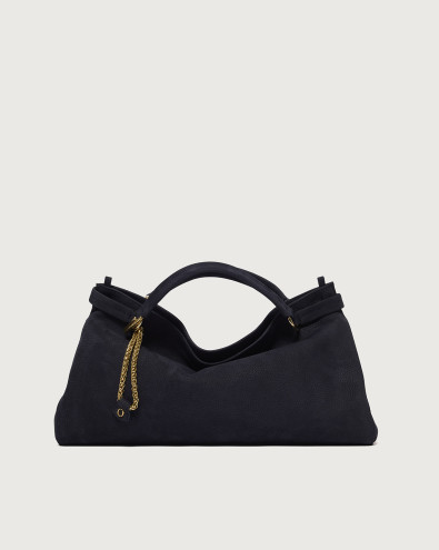 Virgo Nabucco Midi nubuck leather handbag