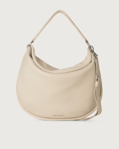 Pong Soft leather shoulder bag with shoulder strap