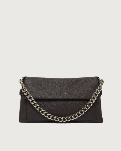 Missy Longuette Soft leather shoulder and crossbody bag with chain