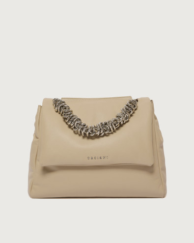 Sveva Nappa Bold Medium padded leather shoulder bag