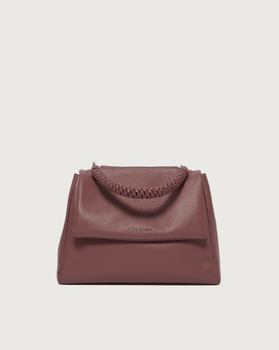 Sveva Sense Scooby Midi leather shoulder bag with strap
