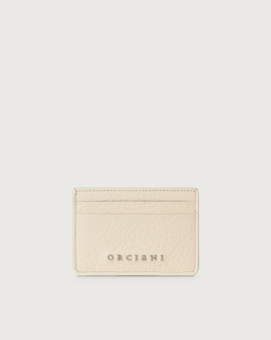 Soft leather card holder with RFID protection