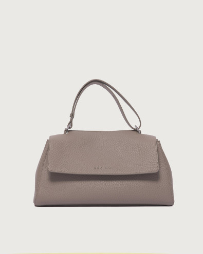 Sveva Longuette Soft leather handbag with strap