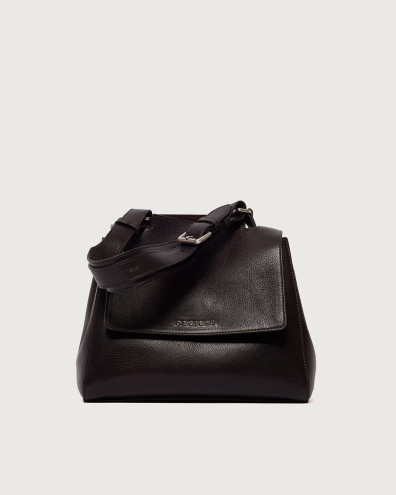 Sveva Lagoon Small leather handbag with strap