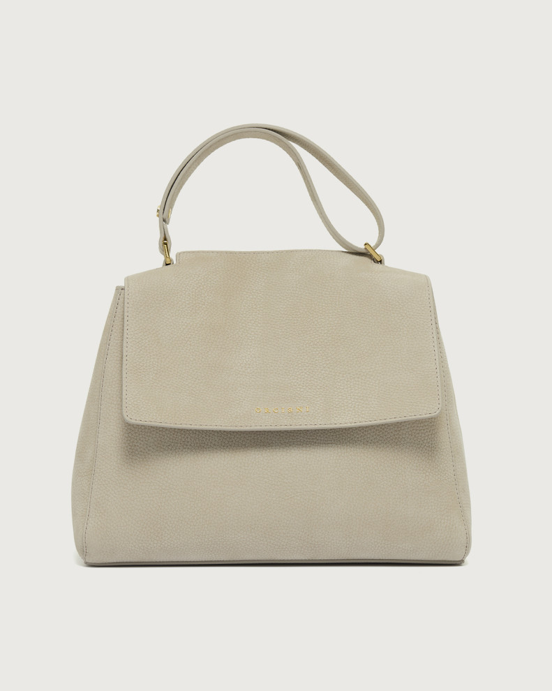 Sveva Nabucco medium nubuck leather shoulder bag