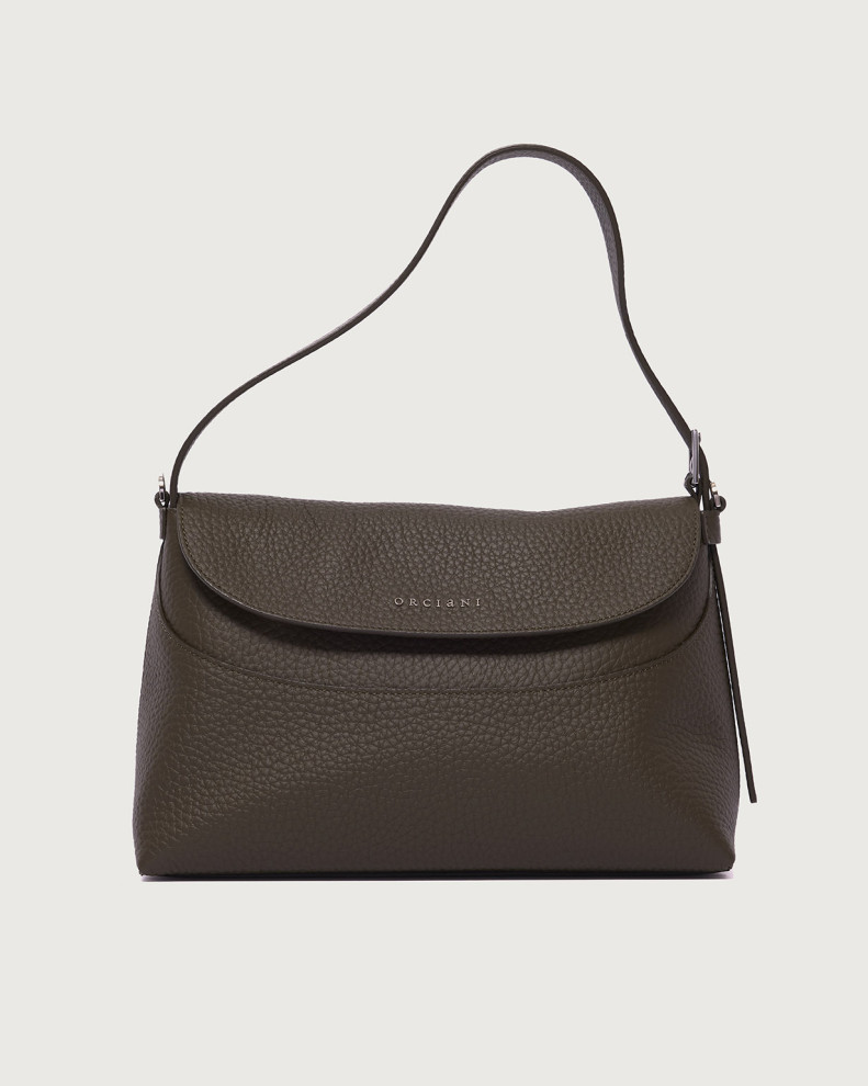 Nana Soft leather shoulder bag with strap