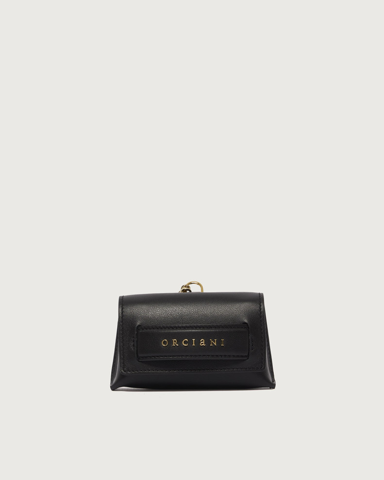 Mini Gossip Nappa leather bag charm