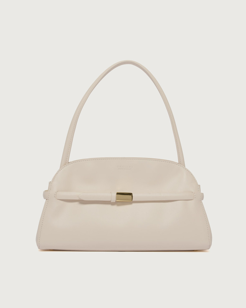 Aura Alba Longuette leather shoulder bag