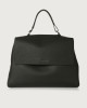 Sveva Soft large leather shoulder bag with strap