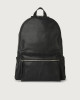 Chevrette leather backpack