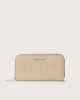 Zip around Soft leather wallet with RFID protection