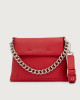 Missy S Soft grained leather shoulder bag with strap