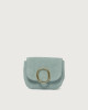 Mini Kate Peach suede leather bag charm