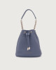 Nest Soft grained leather mini bucket bag