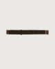 Orciani Suede and fabric Suede Nobuckle Kids belt Suede Chocolate