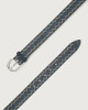 Orciani Cloudy Frame suede leather belt Suede Denim