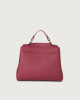 Orciani Sveva Soft small leather handbag with strap Leather Purple
