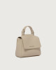 Sveva Soft Mini leather handbag with shoulder strap