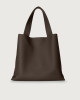 Orciani Jackie Soft leather shoulder bag Leather Chocolate