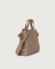 Orciani Fan Soft medium leather handbag Leather Taupe