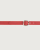 Orciani Soft leather belt 3 cm Leather Marlboro red