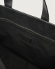 Orciani Chevrette large leather weekender bag Leather Black