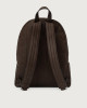 Orciani Chevrette Woven leather backpack Leather Chocolate