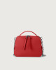 Orciani Chéri Soft leather mini bag with strap Grained leather Marlboro red