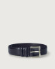 Orciani Toledo classic leather belt Leather Blue
