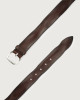 Orciani Bull Soft leather belt Leather Chocolate