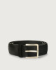 Orciani Cloudy suede belt Suede Black