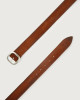 Orciani Hunting Double suede and leather belt 3,5 cm Leather, Suede Honey