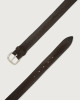 Orciani Hunting Brushed suede belt Suede leather Chocolate