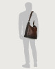 Orciani Micron Deep leather crossbody bag Leather Brown